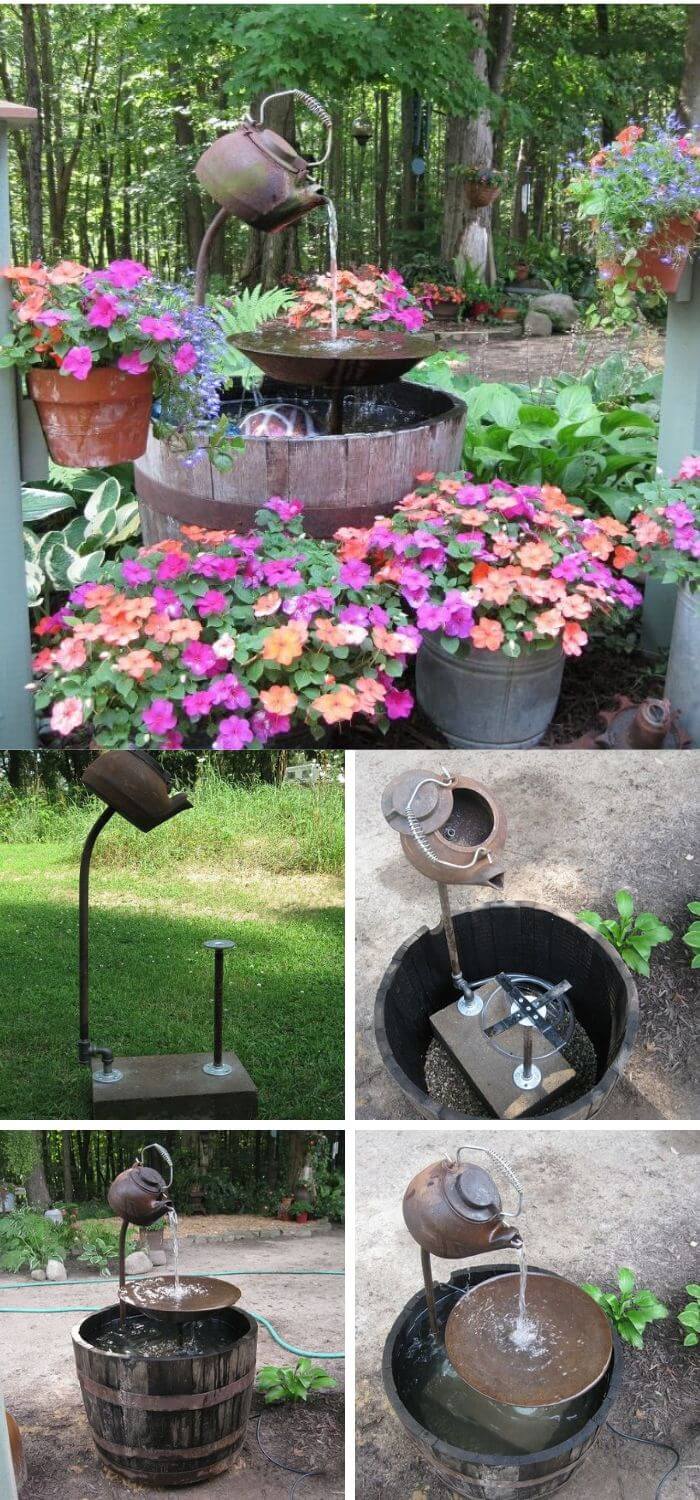 15+ Stunning DIY Garden Fountain Landscaping Ideas and Designs (2023)