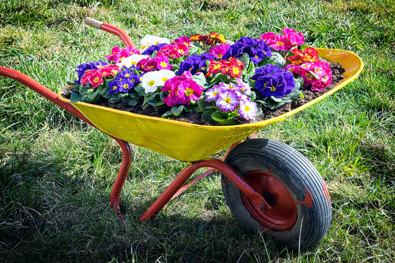 30+ Awesome DIY Wheelbarrow Planter Ideas & Projects For Your Garden