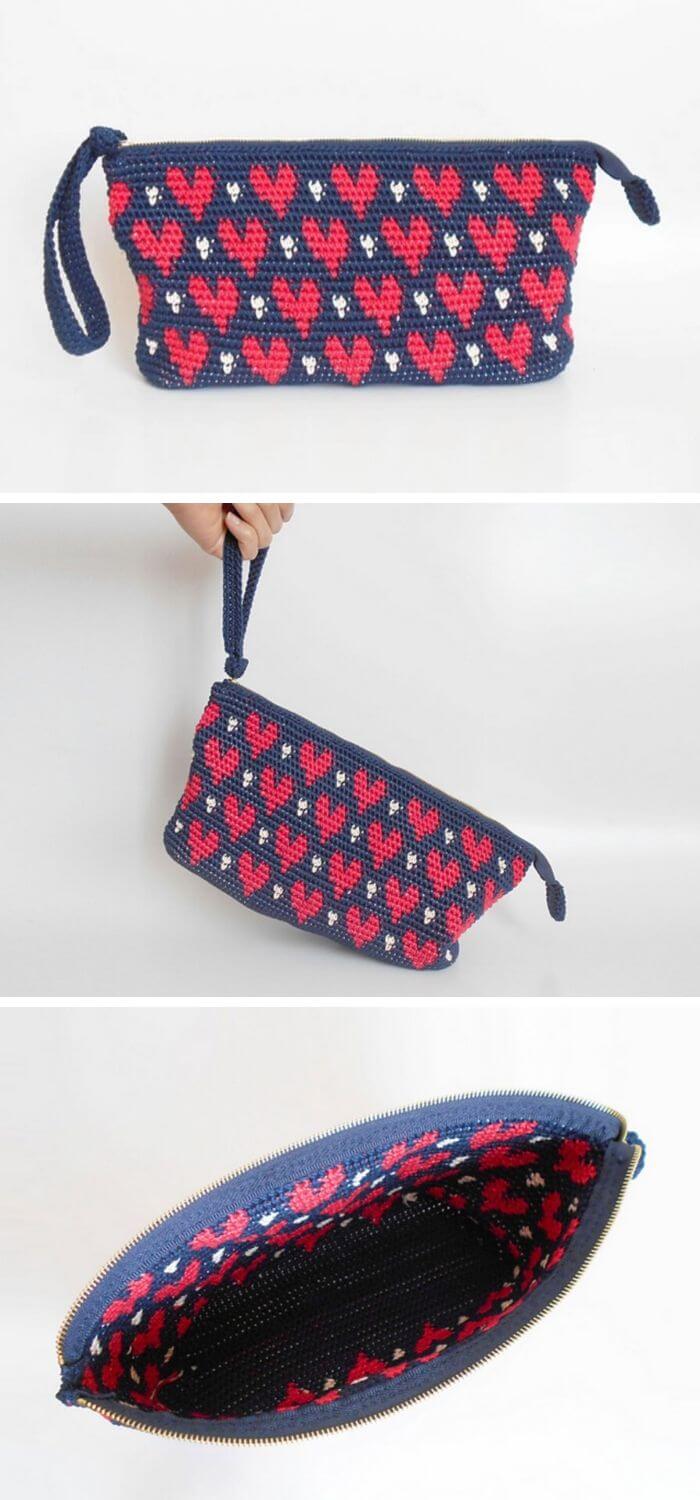 The hearts clutch tapestry