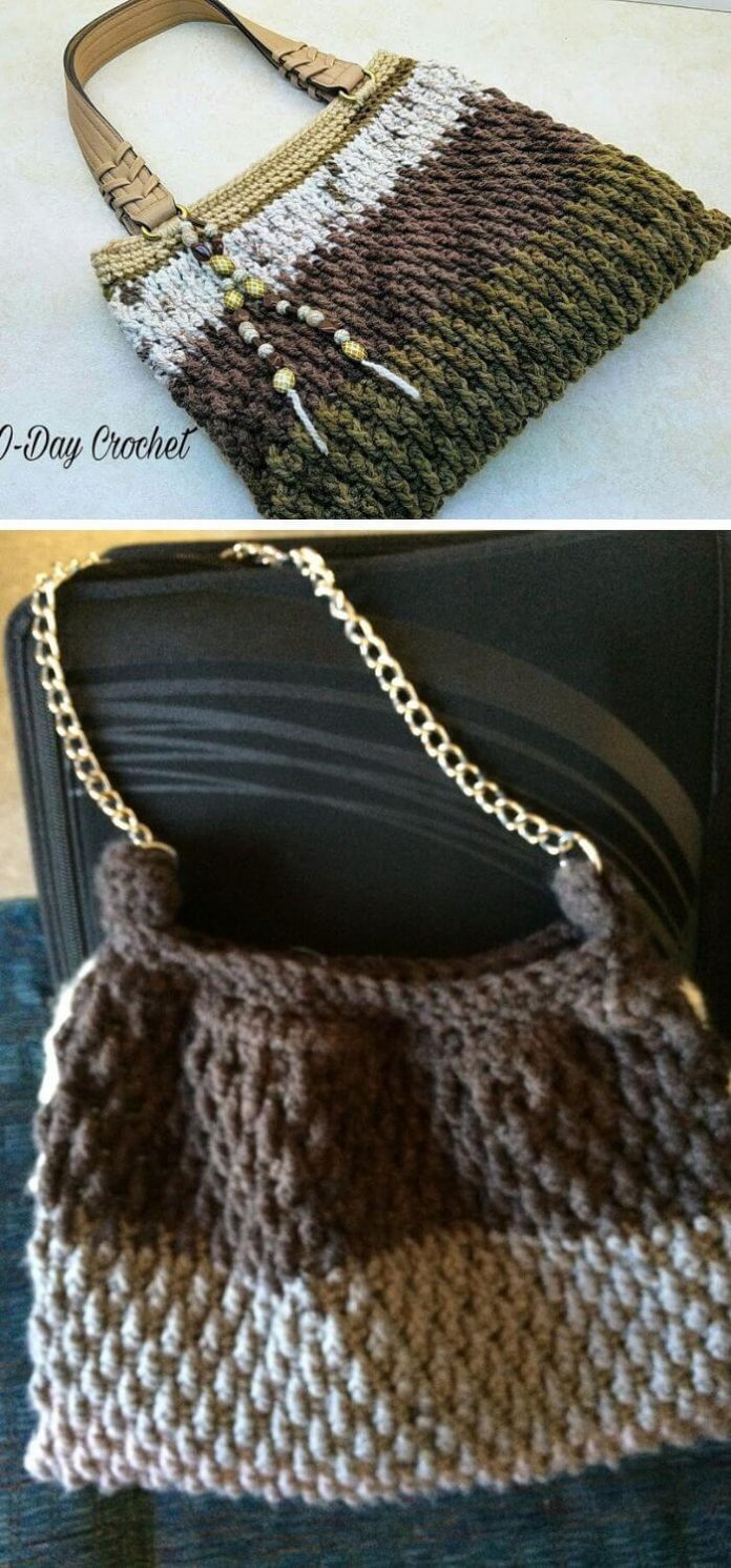 20+ Best Free DIY Crochet Handbag Ideas and Patterns (With Instructions)