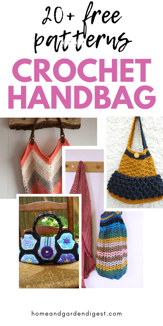 20+ Best Free DIY Crochet Handbag Ideas and Patterns (With Instructions)