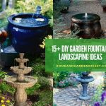 15+ DIY Garden Fountain Landscaping Ideas