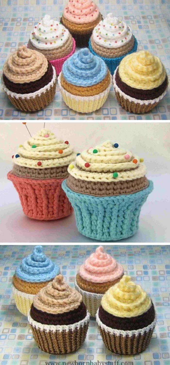 20+ Best DIY Crochet Cupcake Stitch Free Patterns (With Instructions)