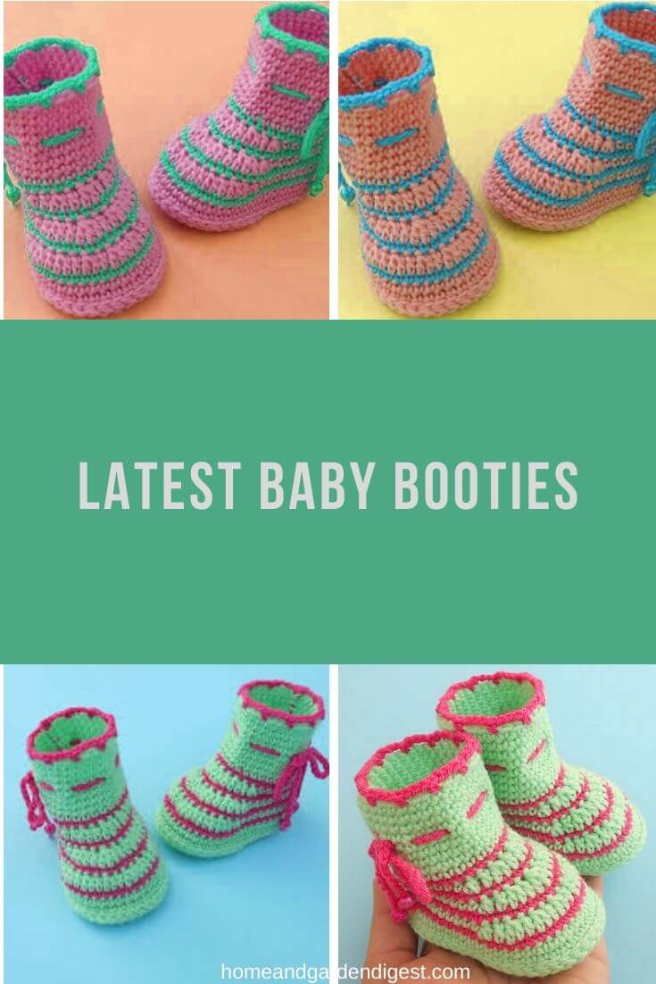 20 Crochet Sneaker Slipper Booties Free Patterns & Paid Baby Shoes