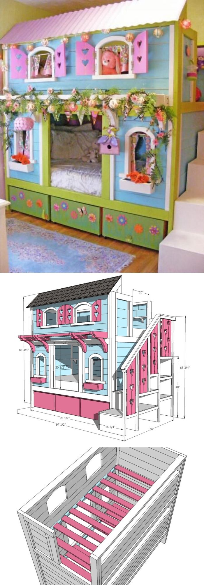 20 Amazing Diy Space Saving Bed Frame, Dollhouse Bed Frame