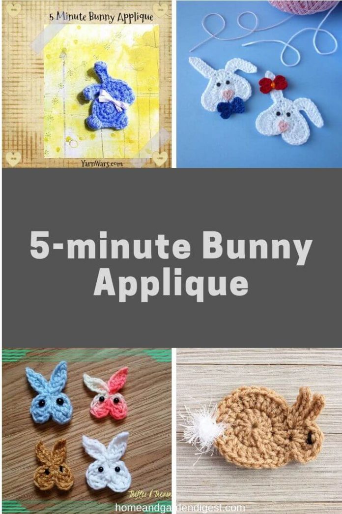 20 Crochet Bunny Applique Free Patterns (With Instructions) For 2022