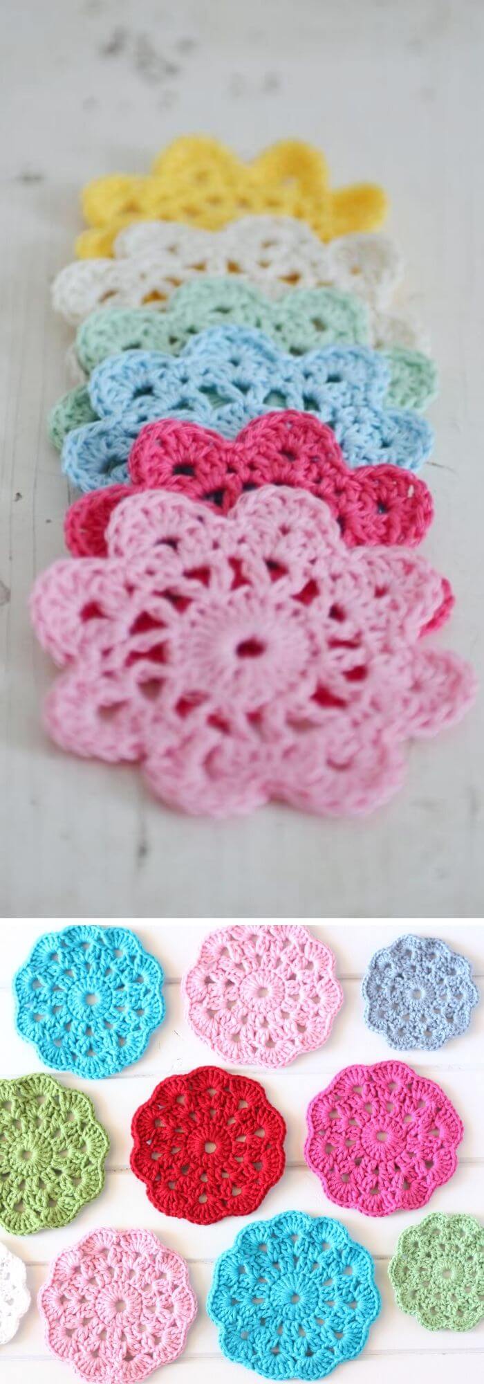 Crochet Stitches Chart Crochet Coasters Free Pattern Free Crochet | My ...