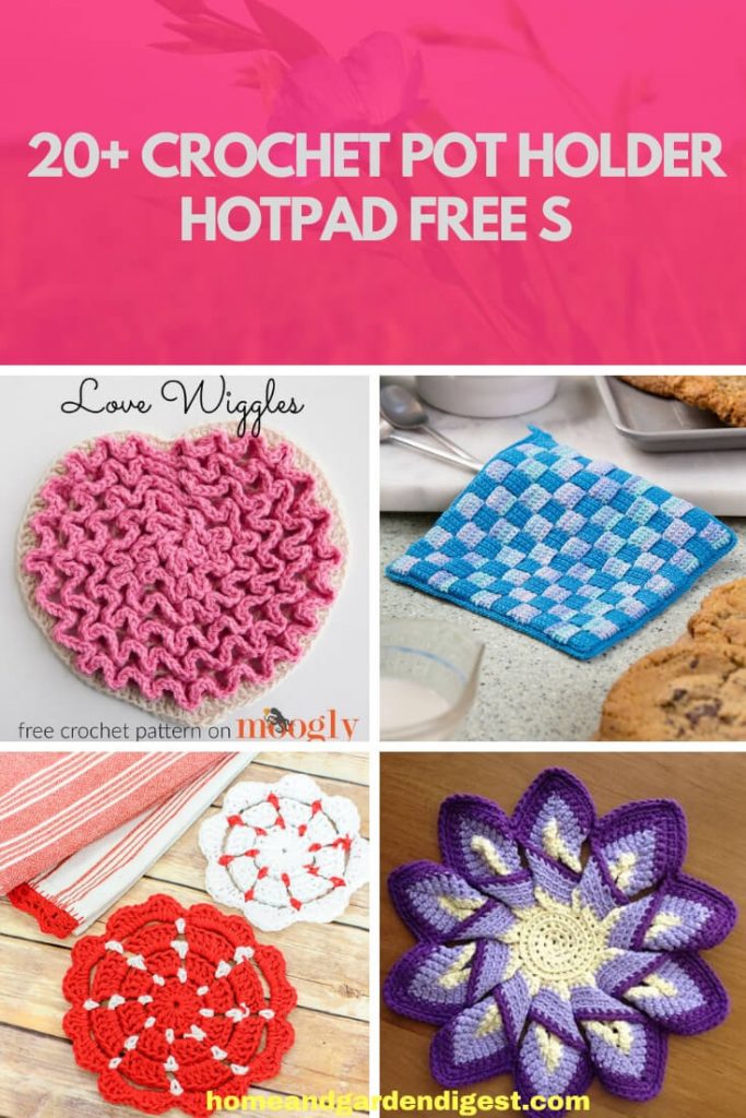 20 Crochet Pot Holder Hotpad Free Patterns For 2022