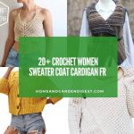 20+ Crochet Women Sweater Coat Cardigan Free
