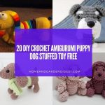 20 DIY Crochet Amigurumi Puppy Dog Stuffed Toy Free Patterns