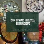 20 DIY Ways to Recycle Bike Rims Ideas