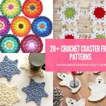 20+ Creative Crochet Coasters Free Patterns
