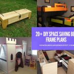 20+ DIY Space Saving Bed Frame Design Free Plans