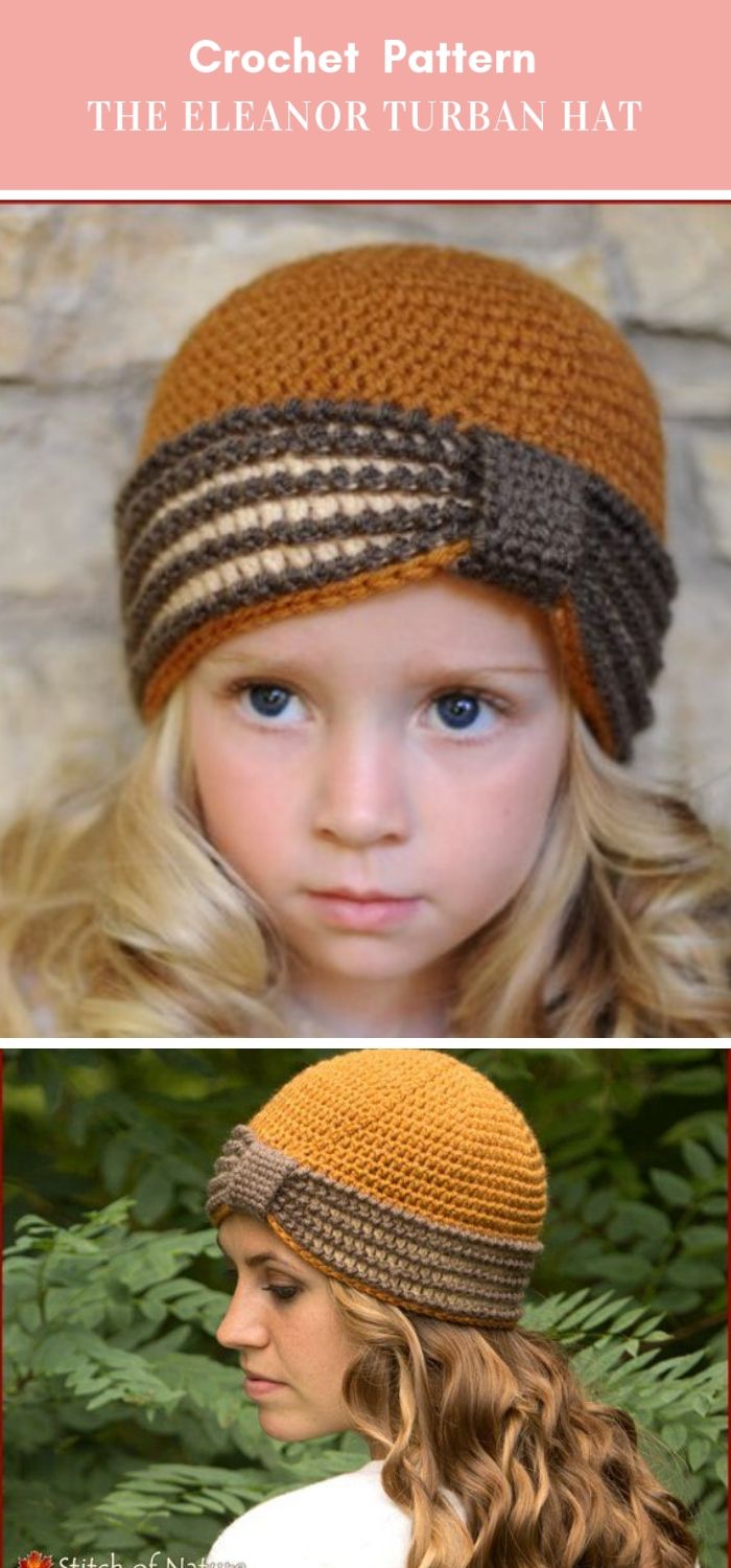 15+ Creative Crochet Turban Hat Free Patterns (With Instructions)