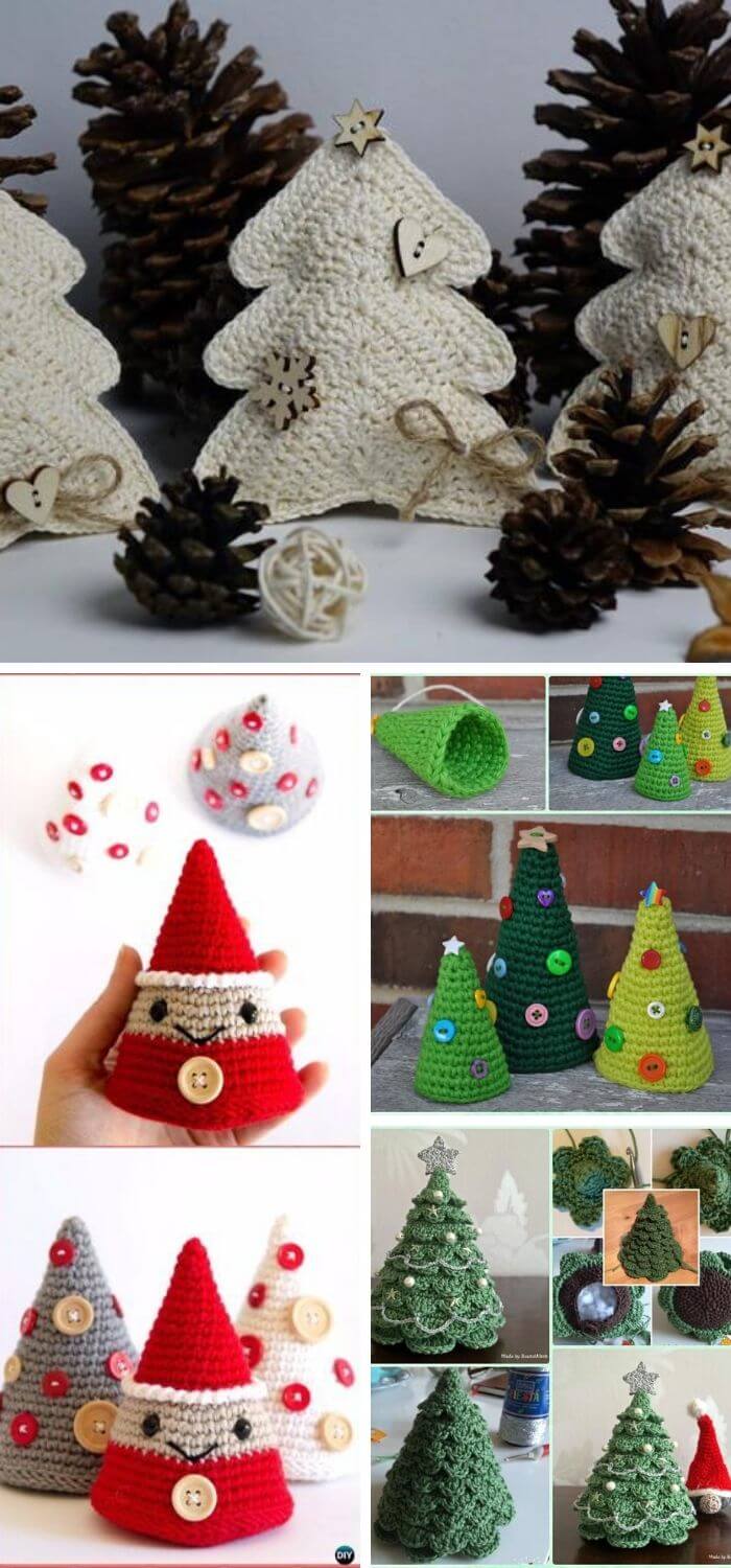 15+ Easy and Attractive Crochet Christmas Tree Free Patterns - Home and ...