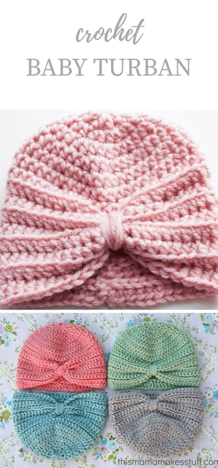 15+ Creative Crochet Turban Hat Free Patterns (With Instructions)