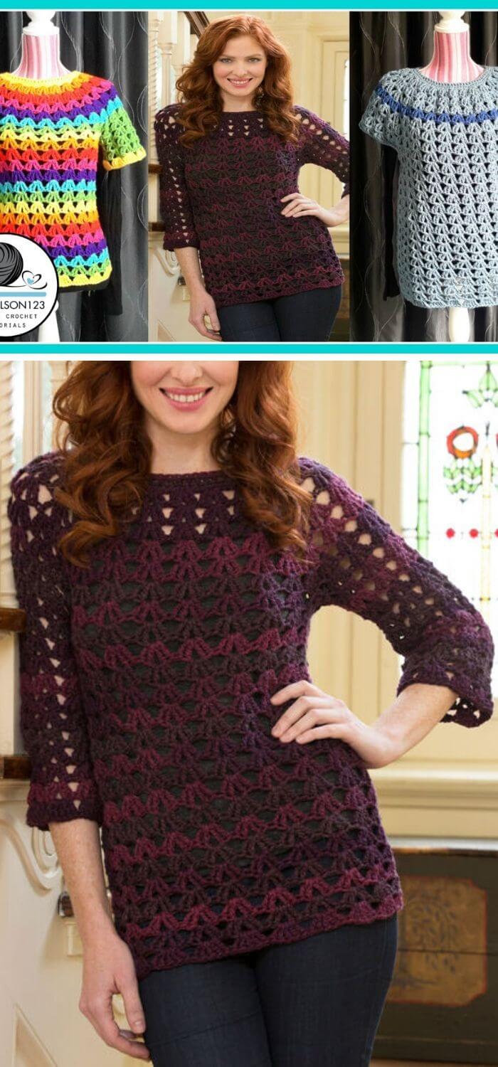 farrow sweater crochet pattern