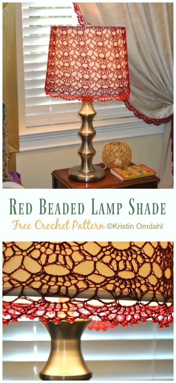 20 Crochet Lamp Shade Free Pattern For