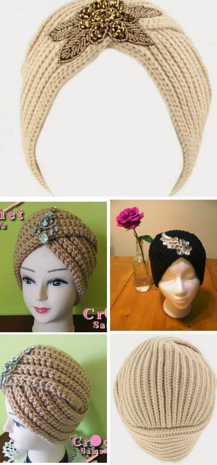 hollywood turban crochet pattern