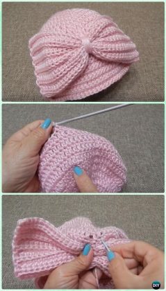 15+ Creative Crochet Turban Hat Free Patterns (With Instructions)