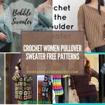 Crochet Women Pullover Sweater Free Patterns