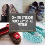 Easy DIY Crochet Women Slippers Free Patterns