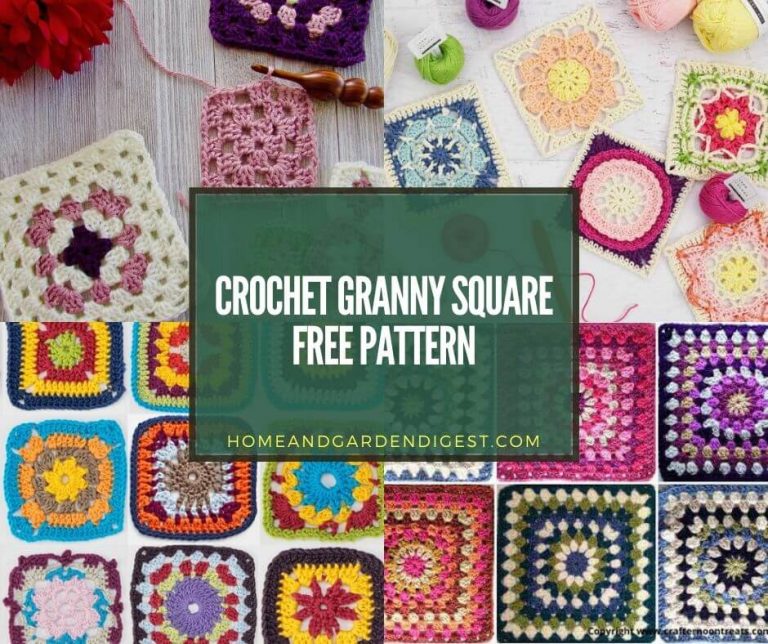 20+ Creative Crochet Granny Square Free Patterns For 2022