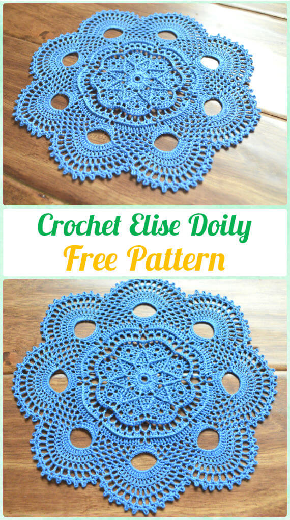 20 Crochet Doily Free Patterns For