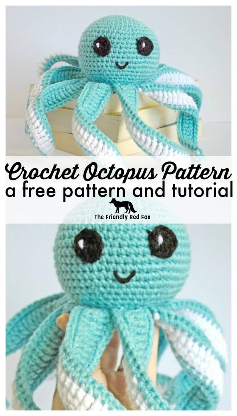 20 Free Amigurumi Crochet Sea Creature Animal Toy Patterns