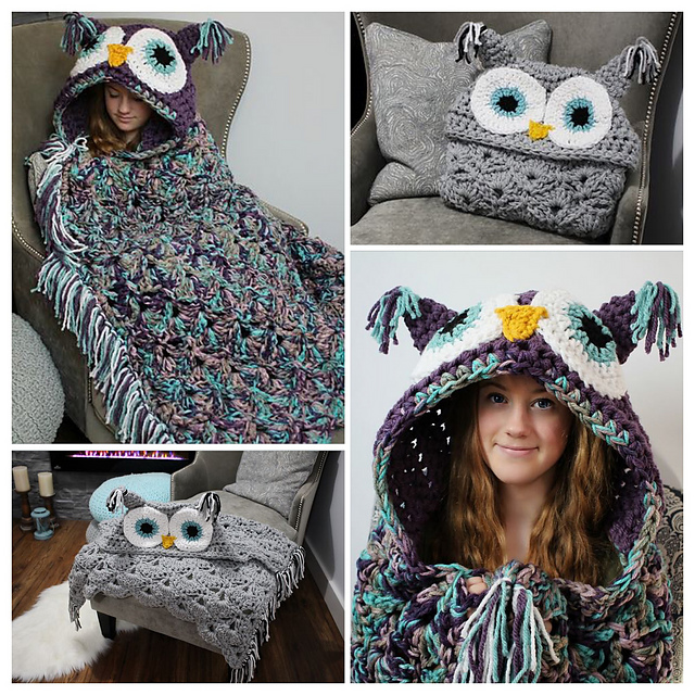 16 Crochet Hooded Blanket Ideas and Free Patterns For 2023