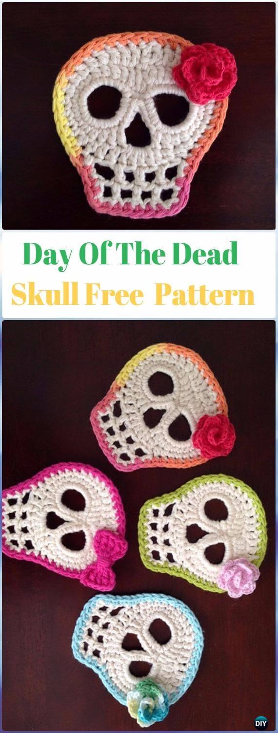 20 Halloween Crochet Skull Ideas Free Patterns For