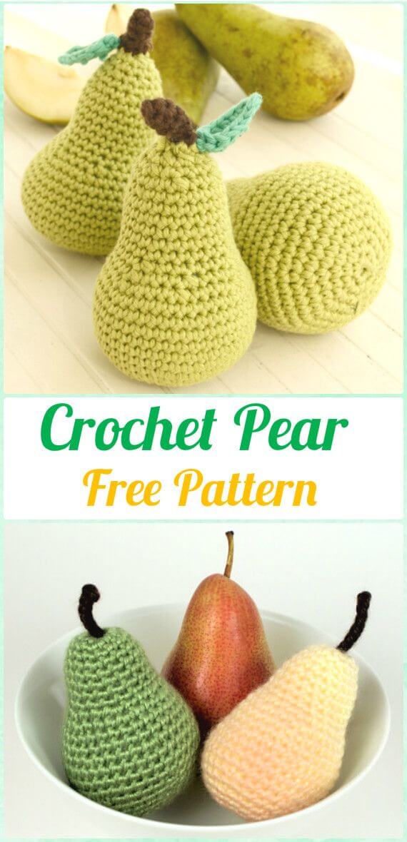 15 Crochet Amigurumi Fruits Free Patterns Home and Garden Digest