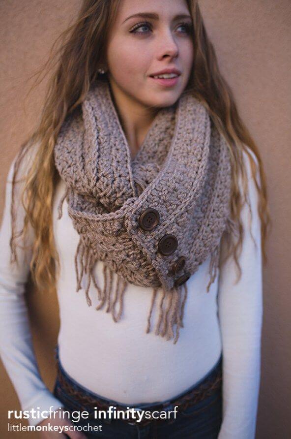 21 Crochet Infinity Scarf Cowl Neck Warmer Free Patterns