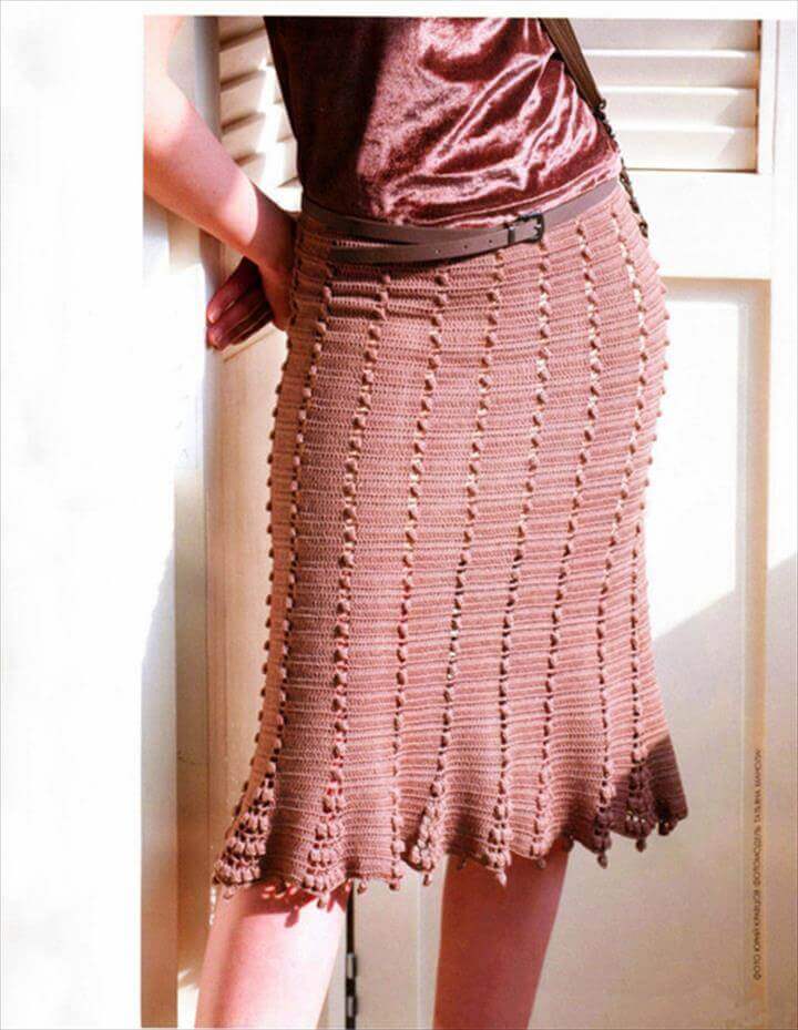 20 Crochet Women Skirt Free Patterns For