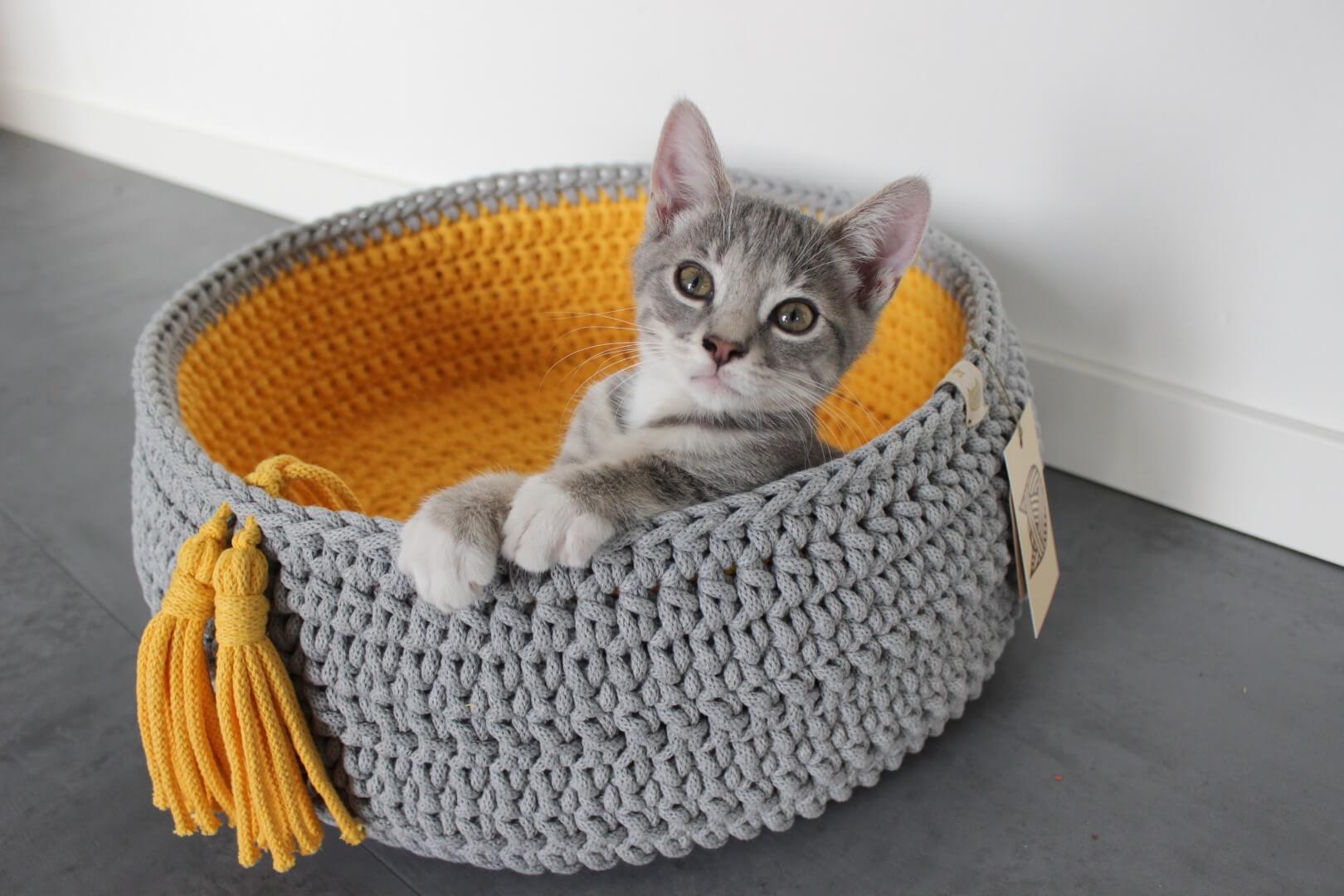 Crochet Cat House and Nest Bed Patterns For