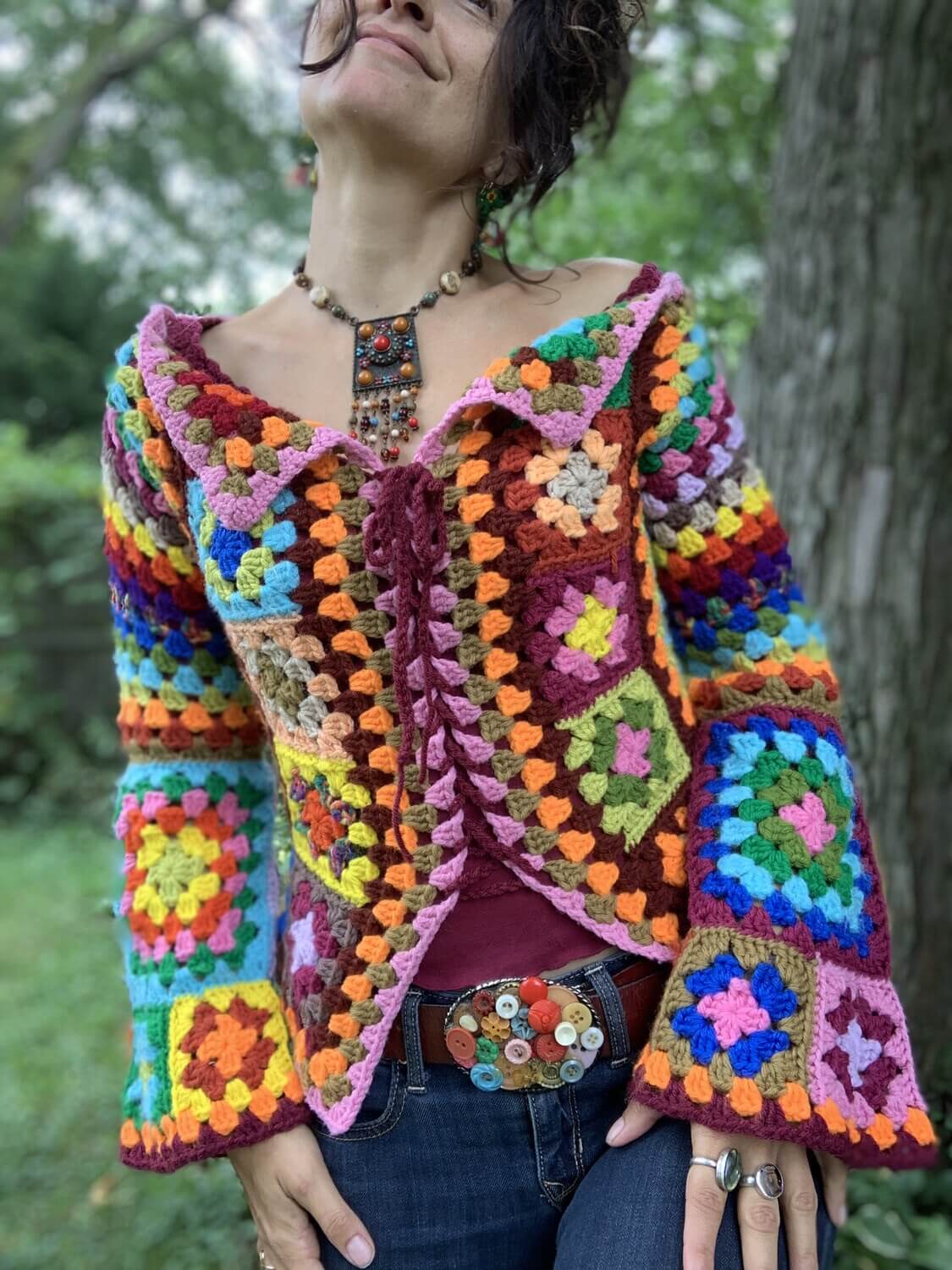 15 Crochet Granny Square Jacket Cardigan Free Pattern,How Long To Defrost Turkey In Refrigerator