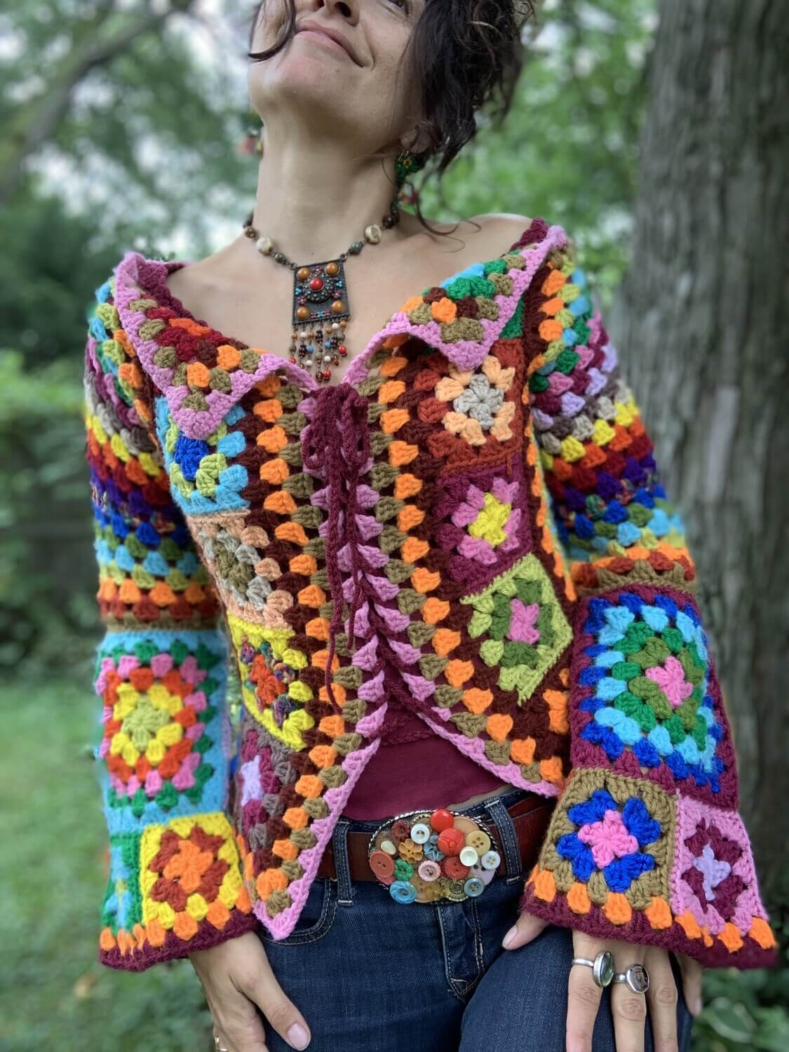 granny square cardigan pattern free