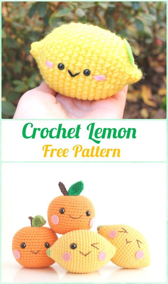 15 Crochet Amigurumi Fruits Free Patterns Home and Garden Digest