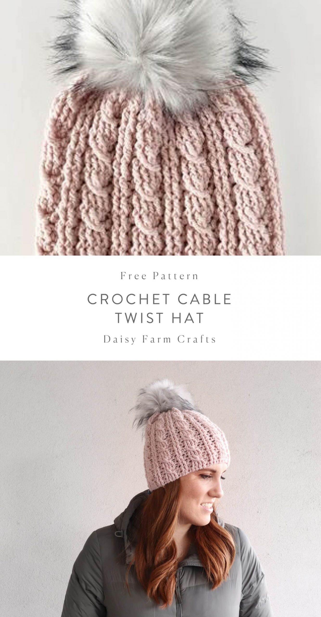 womens cable hat