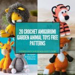 20 Crochet Amigurumi Garden Animal Toys Free Patterns