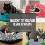 15 Crochet Cat House and Nest Bed Patterns