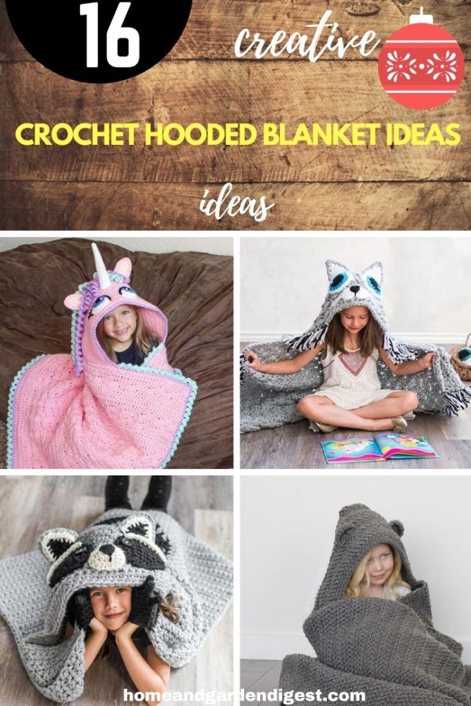 16 Crochet Hooded Blanket Ideas and Free Patterns For 2023