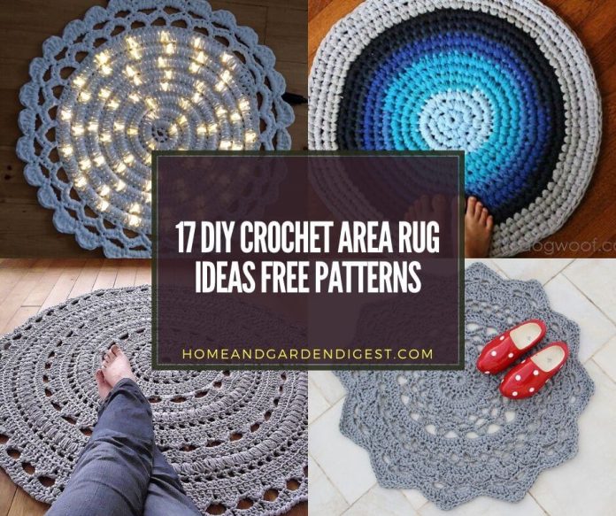 17 Diy Crochet Area Rug Ideas Free Patterns For 2022