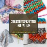 20 Crochet Spike Stitch Free Pattern