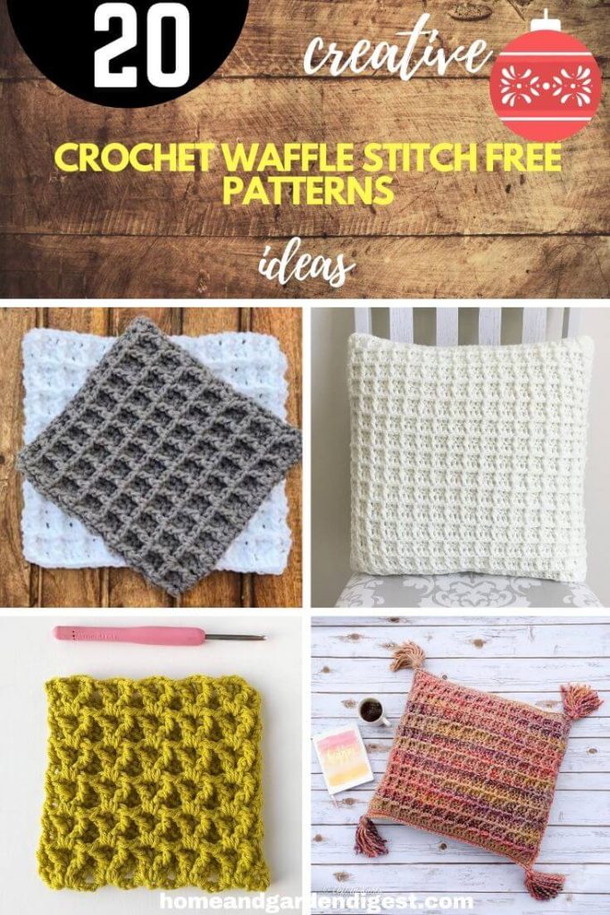 20 Crochet Waffle Stitch Free Patterns For 2022
