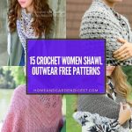 15 Crochet Women Shawl Outwear Free Patterns