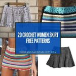 20 Crochet Women Skirt Free Patterns