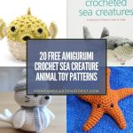 20 Free Amigurumi Crochet Sea Creature Animal Toy Patterns