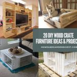 20 DIY Wood Crate Furniture Ideas & Projects