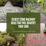 20 Best Stone Walkway Ideas That Will Beautify Your Yard